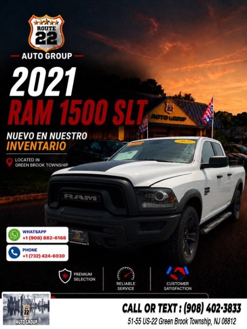 Used 2021 Ram 1500 Classic in Green Brook Township, New Jersey | Route 22 Auto Group. Green Brook Township, New Jersey