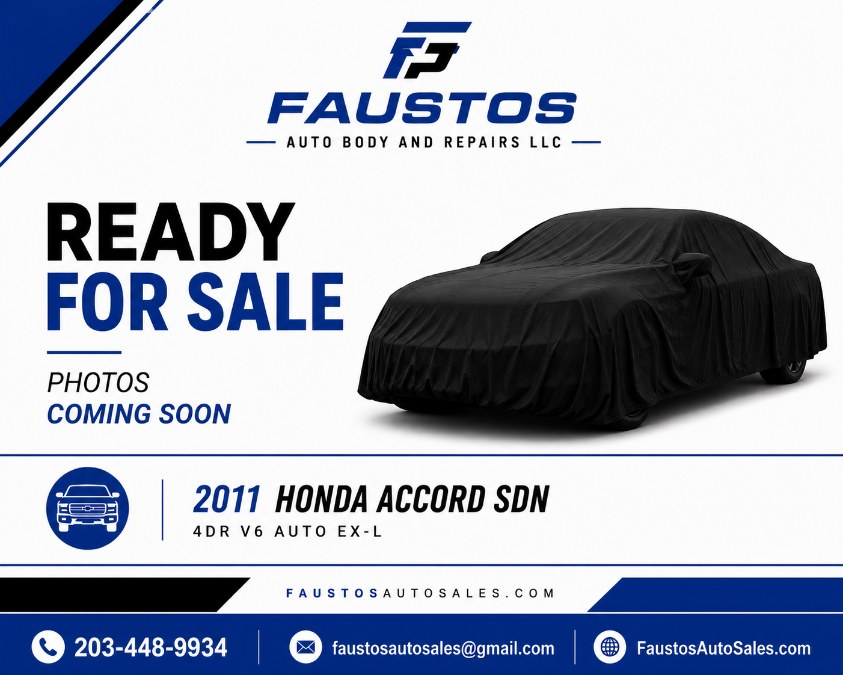 2011 Honda Accord Sdn 4dr V6 Auto EX-L, available for sale in New Milford, Connecticut | Faustos Auto Body and Repairs LLC. New Milford, Connecticut