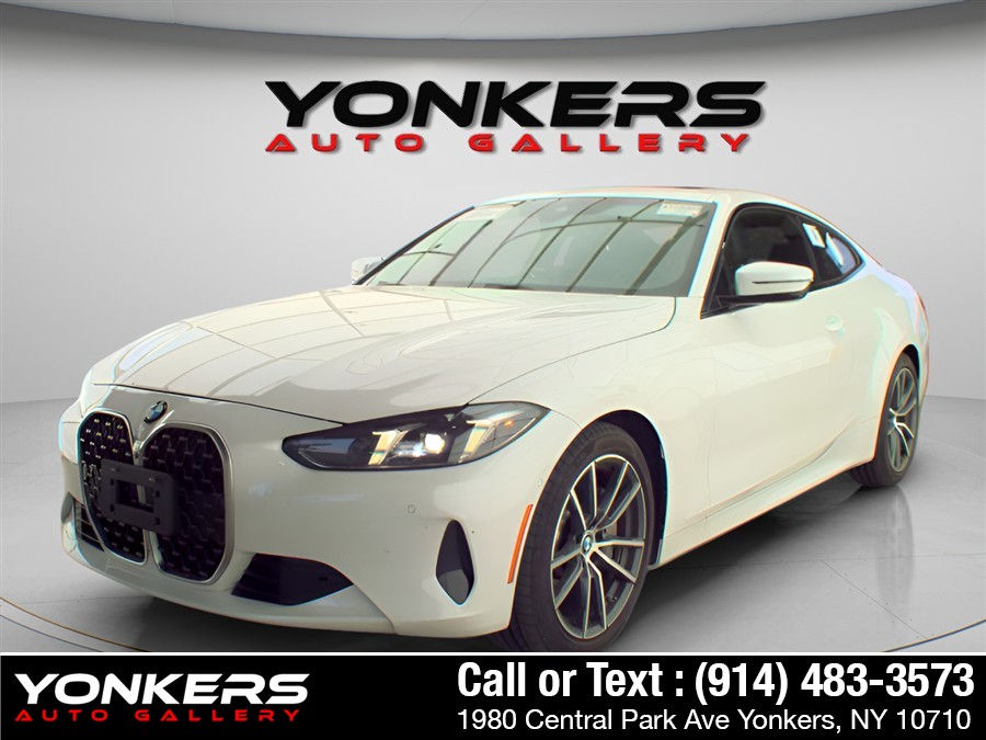 Mineral White Metallic 2025 BMW 4 Series Coupe All-Wheel Drive Automatic