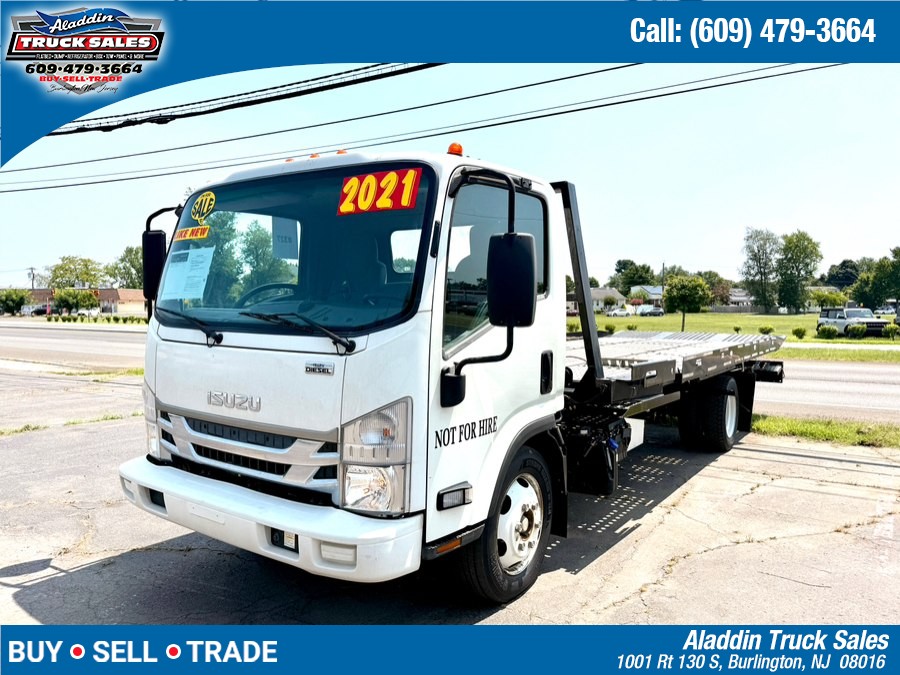 Used Isuzu NRR FLATBED TOW TRUCK 2021 | Aladdin Truck Sales. Burlington, New Jersey