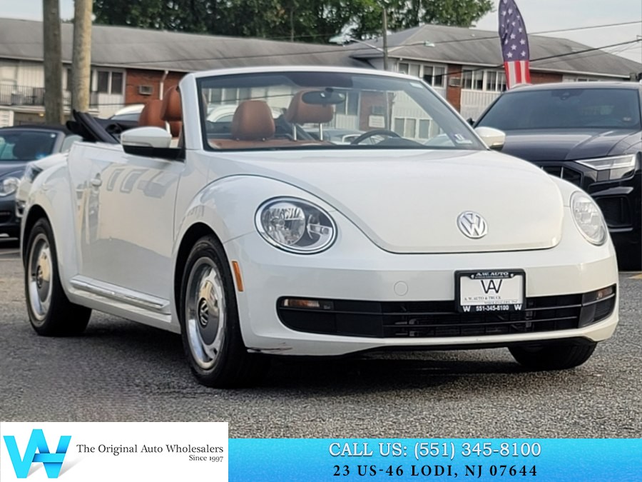 2015 Volkswagen Beetle Convertible 2dr Auto 1.8T w/Sound/Nav PZEV, available for sale in Lodi, New Jersey | AW Auto & Truck Wholesalers, Inc. Lodi, New Jersey
