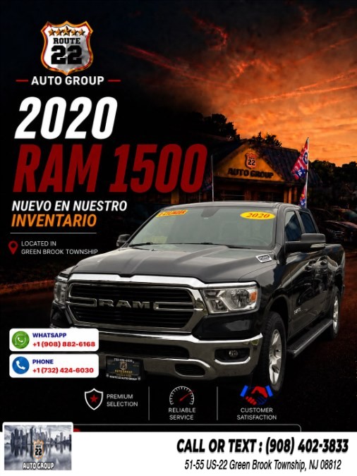 Used 2020 Ram 1500 in Green Brook Township, New Jersey | Route 22 Auto Group. Green Brook Township, New Jersey