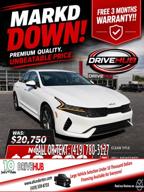 2022 Kia K5 LXS, available for sale in Lima, Ohio | DRIVEHUB. Lima, Ohio