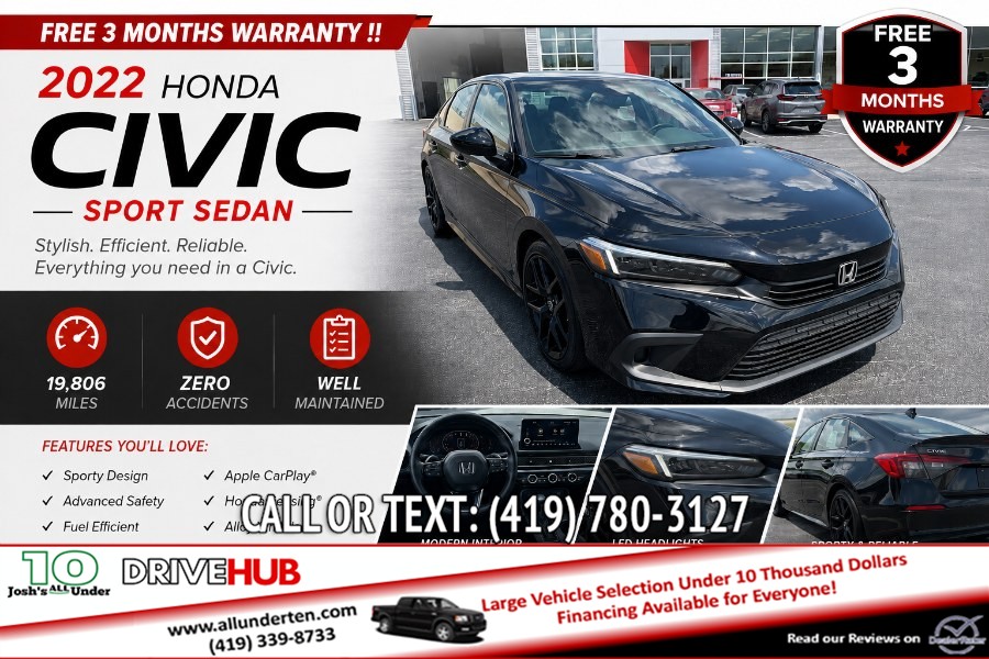 Used 2022 Honda Civic in Lima, Ohio | DRIVEHUB. Lima, Ohio