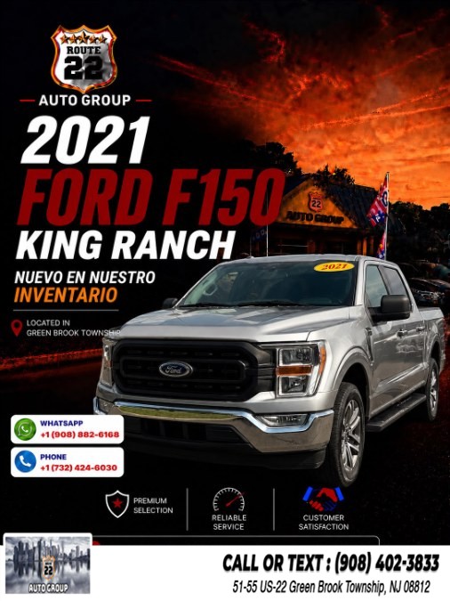 Used 2021 Ford F-150 in Green Brook Township, New Jersey | Route 22 Auto Group. Green Brook Township, New Jersey