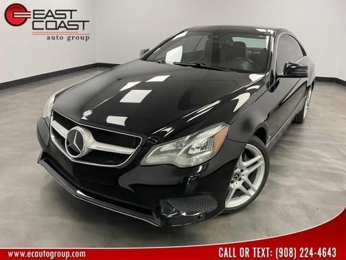 Black 2015 Mercedes-Benz E-Class Coupe All-Wheel Drive Automatic