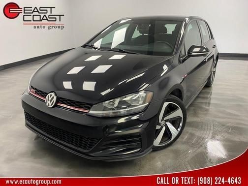 Deep Black Pearl 2020 Volkswagen Golf GTI Hatchback Front-Wheel Drive Manual