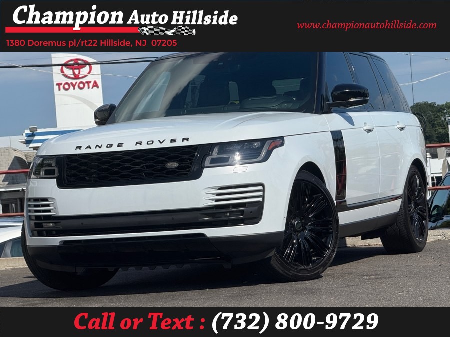 2019 Land Rover Range Rover V6 Supercharged HSE SWB, available for sale in Hillside, New Jersey | Champion Auto Hillside. Hillside, New Jersey