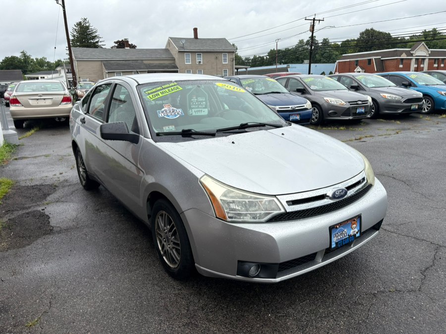 Silver 2010 Ford Focus Sedan Front-Wheel Drive Automatic