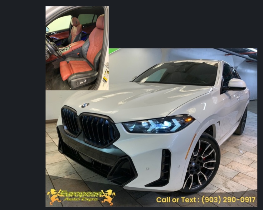 Alpine White 2024 BMW X6 SUV / Crossover All-Wheel Drive Automatic