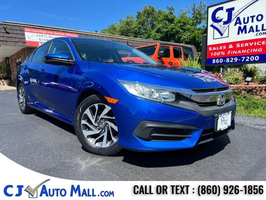 Used 2016 Honda Civic Sedan in Bristol, Connecticut | CJ Auto Mall. Bristol, Connecticut