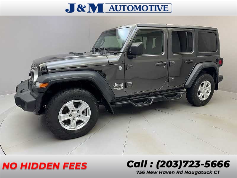 2019 Jeep Wrangler Unlimited Sport S, available for sale in Naugatuck, Connecticut | J&M Automotive Sls&Svc LLC. Naugatuck, Connecticut