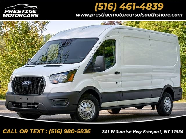 2025 Ford Transit Cargo Van T-250 148" Hi Rf 9070 GVWR RWD, available for sale in Freeport, New York | Prestige Motor Cars. Freeport, New York