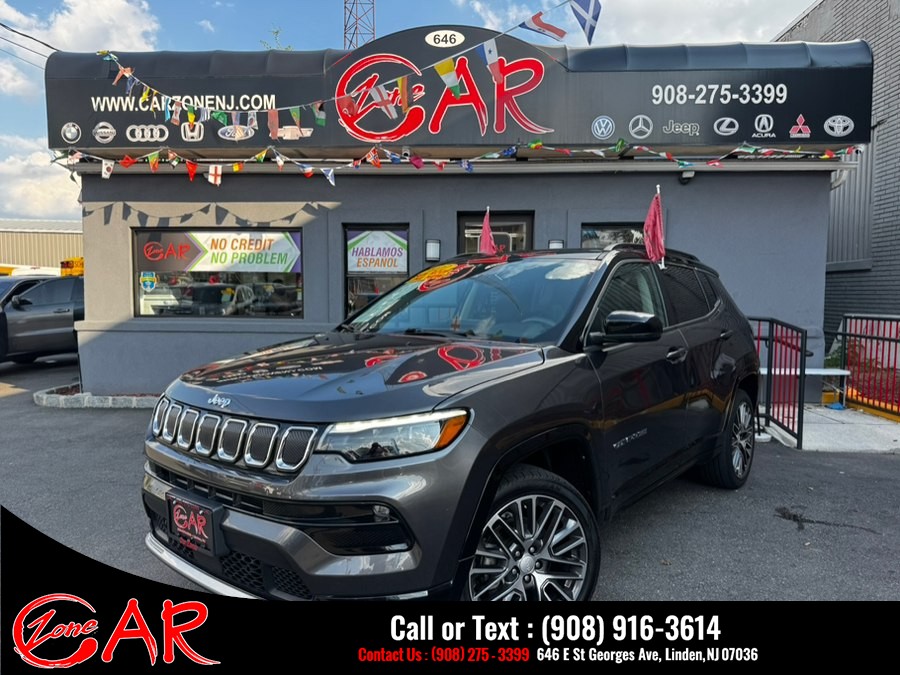 Used 2022 Jeep Compass in Linden, New Jersey | Car Zone. Linden, New Jersey