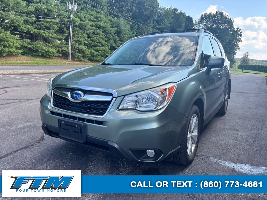 2015 Subaru Forester 4dr CVT 2.5i Limited PZEV, available for sale in Somers, Connecticut | Four Town Motors LLC. Somers, Connecticut
