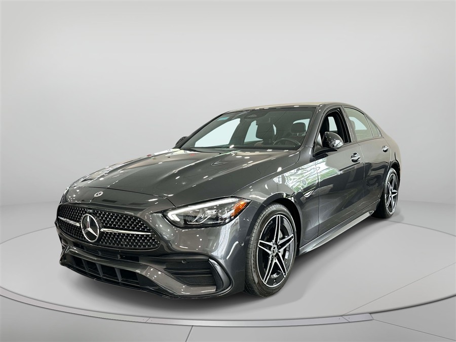 Gray (Graphite Grey Metallic) 2023 Mercedes-Benz C-Class Sedan All-Wheel Drive Automatic