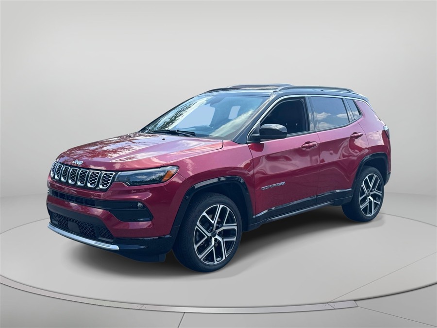 Diamond Black Crystal Pearlcoat 2025 Jeep Compass SUV / Crossover Four-Wheel Drive Automatic