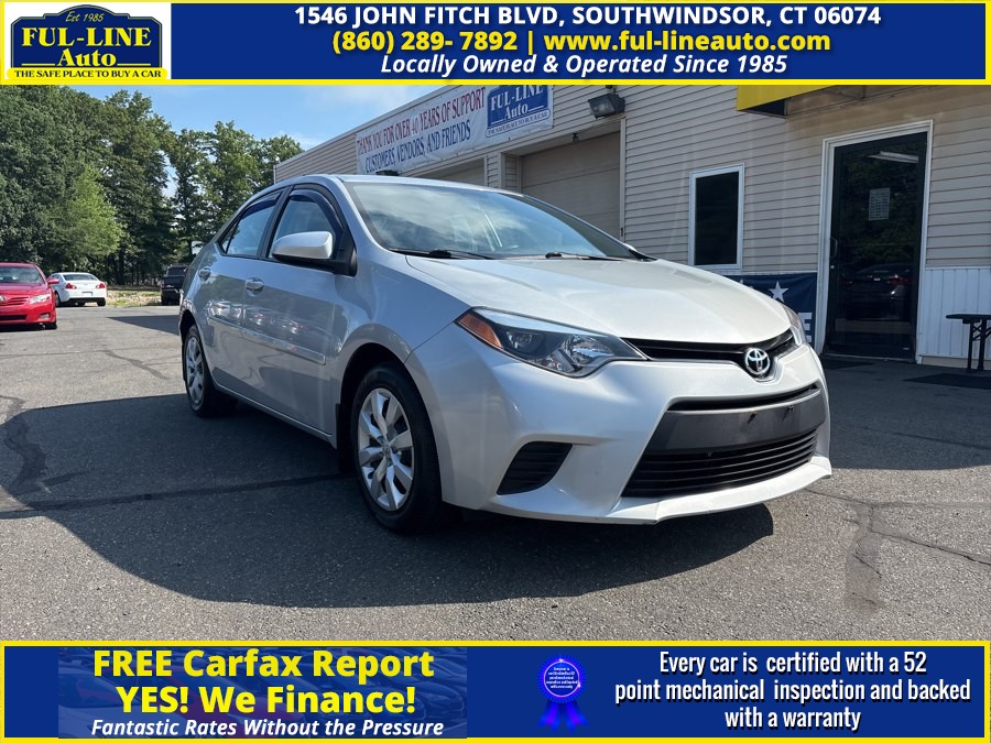 Used Toyota Corolla 4dr Sdn CVT LE Plus (Natl) 2014 | Ful-line Auto LLC. South Windsor , Connecticut