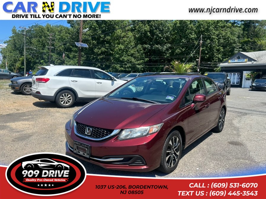 2013 Honda Civic EX, available for sale in BORDENTOWN, New Jersey | 909 Drive. BORDENTOWN, New Jersey