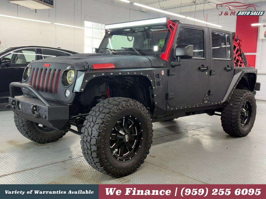 2015 Jeep Wrangler Unlimited 4WD 4dr Sahara, available for sale in Hartford, Connecticut | J&M Auto Sales LLC. Hartford, Connecticut