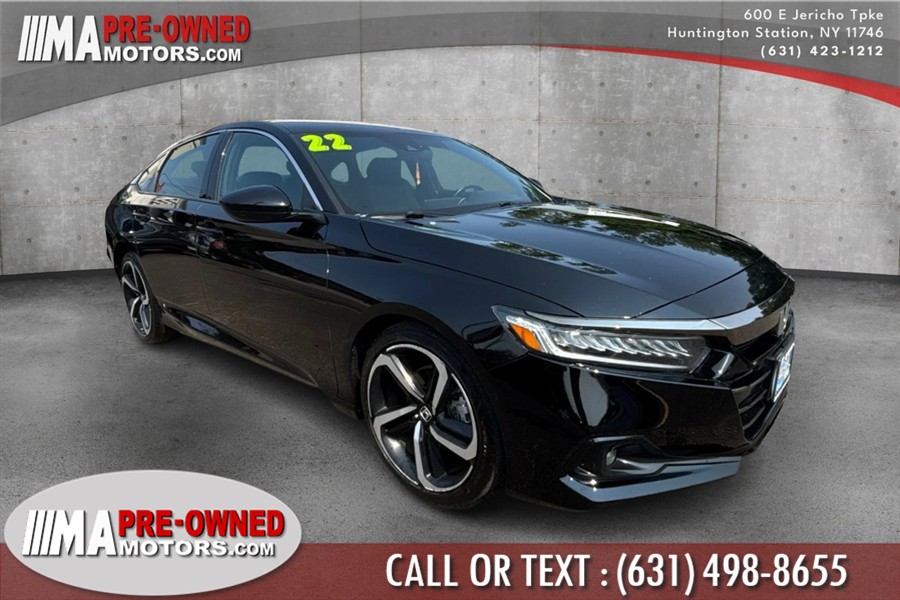 Used 2022 Honda Accord Sedan in Huntington Station, New York | M & A Motors. Huntington Station, New York