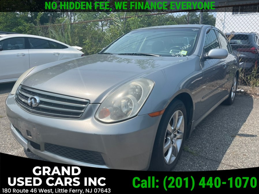 Used 2005 Infiniti G35 Sedan in Little Ferry, New Jersey | Grand Used Cars Inc. Little Ferry, New Jersey
