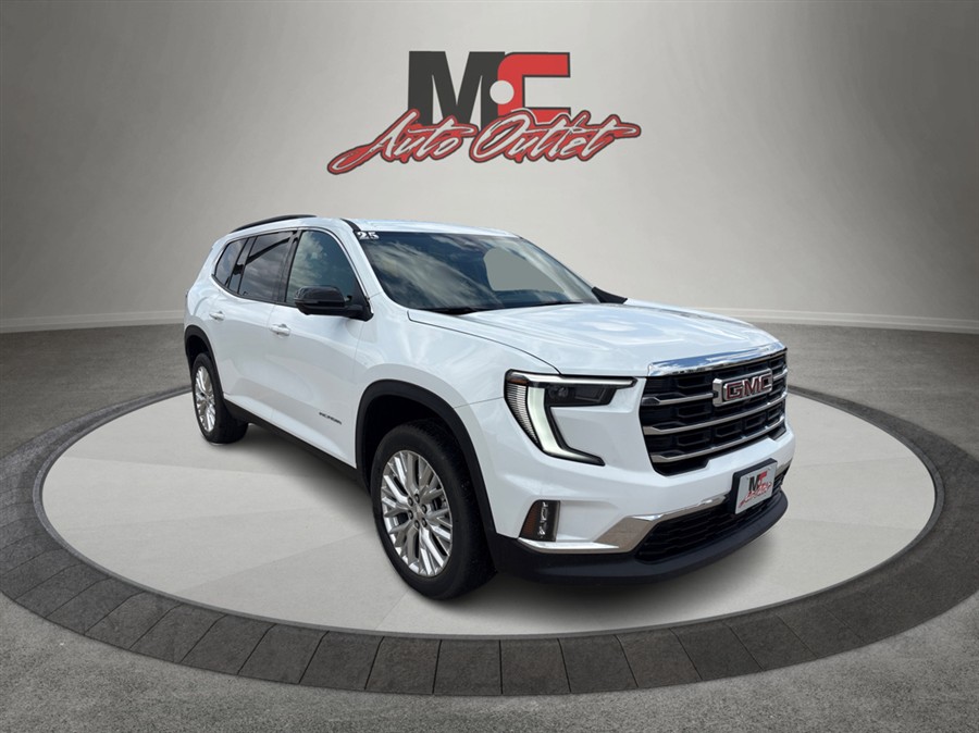Summit White 2025 GMC Acadia SUV / Crossover Four-Wheel Drive Automatic