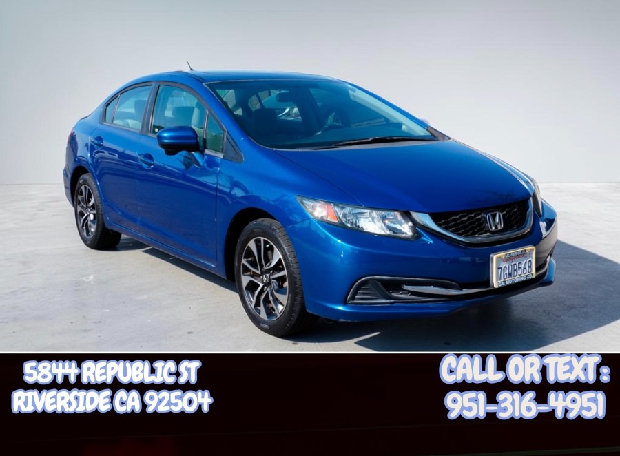 Used 2014 Honda Civic Sedan EX in Riverside, California | Big Timin Motors LLC. Riverside, California