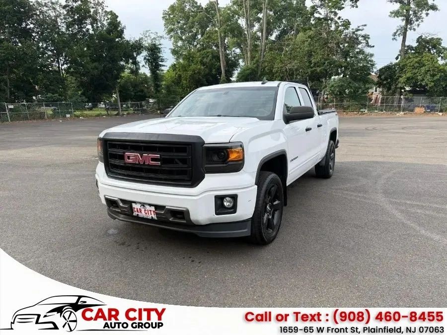 White 2015 GMC Sierra 1500 Pickup Truck Four-Wheel Drive Automatic