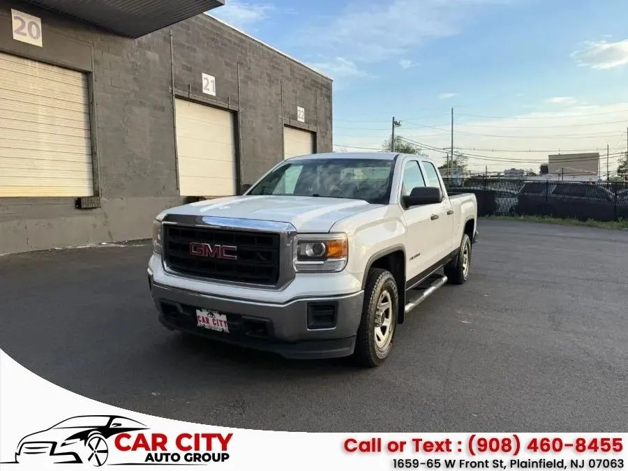 White 2015 GMC Sierra 1500 Pickup Truck Four-Wheel Drive Automatic