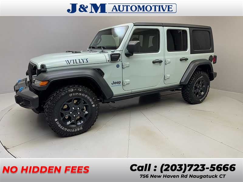 2023 Jeep Wrangler 4xe Willys, available for sale in Naugatuck, Connecticut | J&M Automotive Sls&Svc LLC. Naugatuck, Connecticut