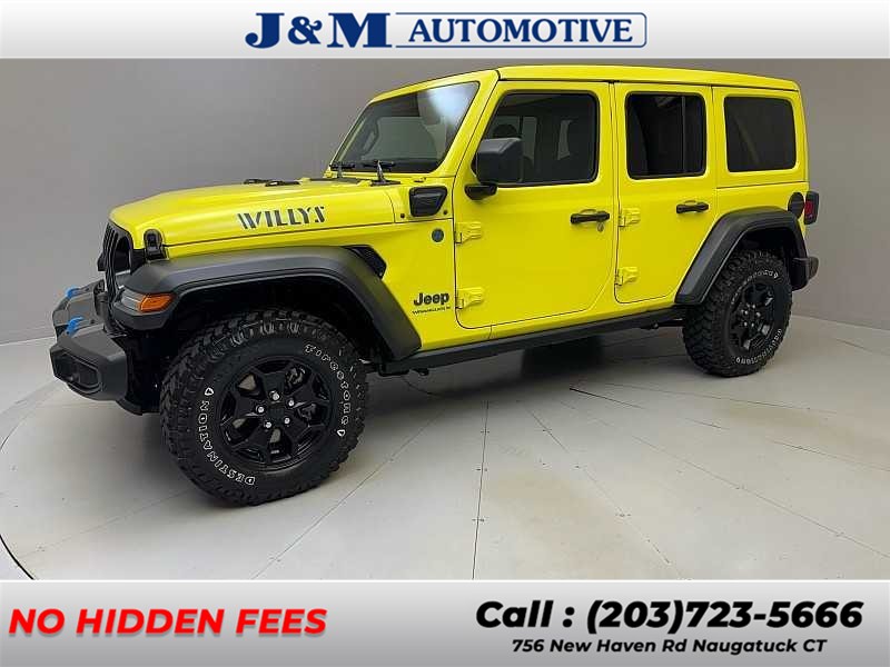 2023 Jeep Wrangler 4xe Willys, available for sale in Naugatuck, Connecticut | J&M Automotive Sls&Svc LLC. Naugatuck, Connecticut
