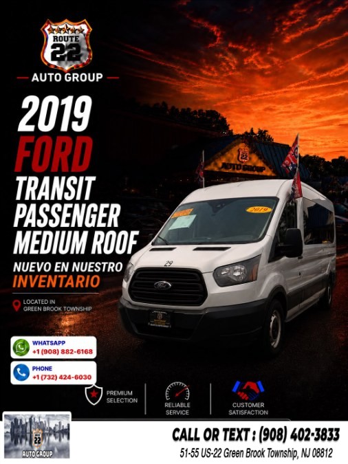 Used 2019 Ford Transit Passenger Wagon in Green Brook Township, New Jersey | Route 22 Auto Group. Green Brook Township, New Jersey