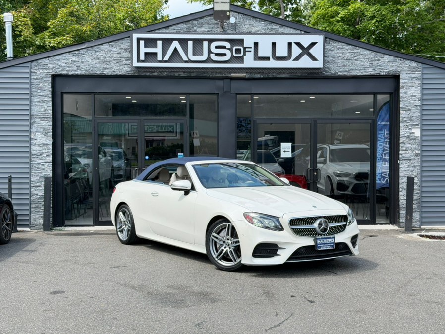 White 2019 Mercedes-Benz E-Class Convertible Rear-Wheel Drive Automatic