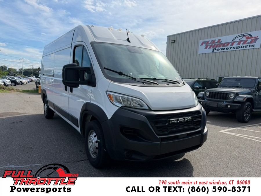 Used 2023 Ram ProMaster Cargo Van in East Windsor, Connecticut | Full Throttle Power Sports LLC. East Windsor, Connecticut