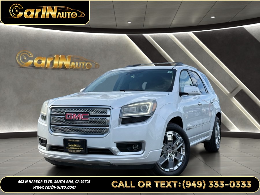 White Frost Tricoat 2016 GMC Acadia SUV / Crossover All-Wheel Drive Automatic