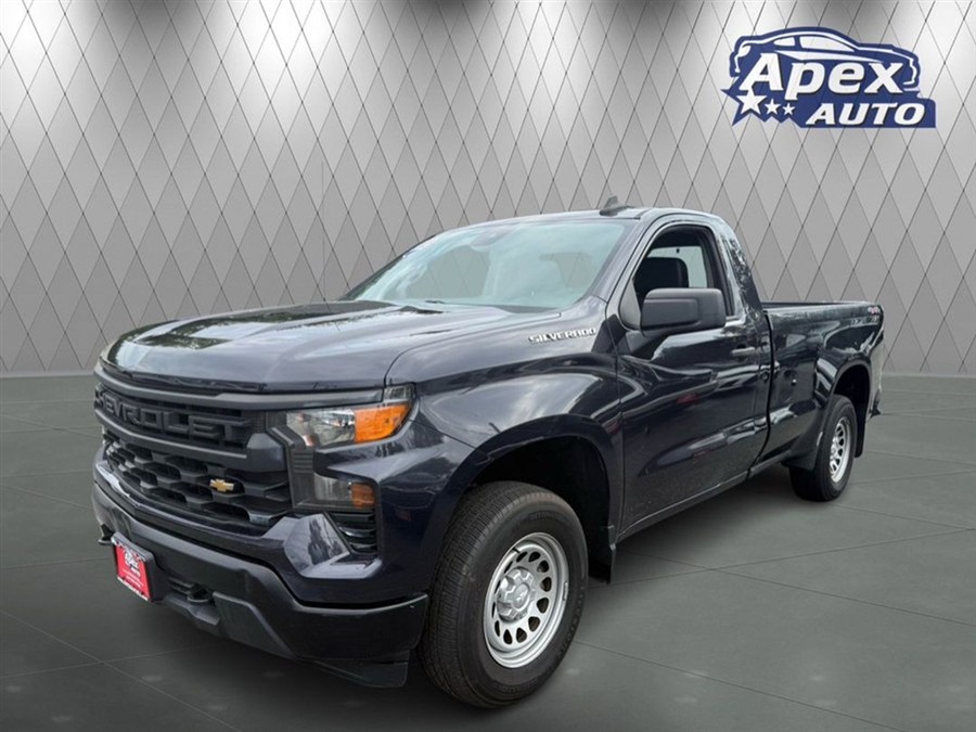 Black 2023 Chevrolet Silverado 1500 Pickup Truck Four-Wheel Drive Automatic