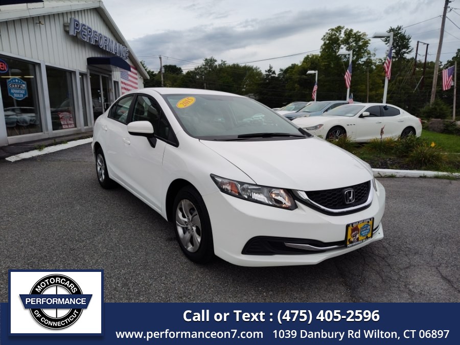 Used 2015 Honda Civic Sedan in Wilton, Connecticut | Performance Motor Cars Of Connecticut LLC. Wilton, Connecticut