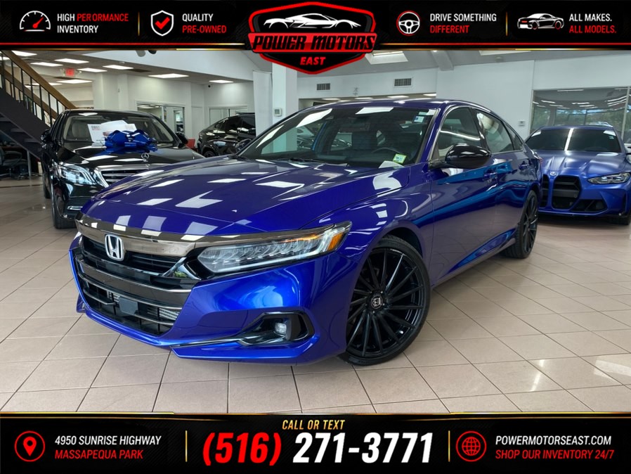 2021 Honda Accord Sedan Sport 1.5T CVT, available for sale in Massapequa Park, New York | Power Motors East. Massapequa Park, New York