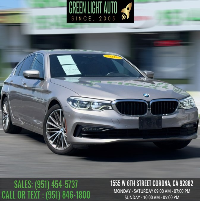 2018 BMW 5 Series Hybrid 530e iPerformance Plug-In Hybrid, available for sale in Corona, California | Green Light Auto. Corona, California