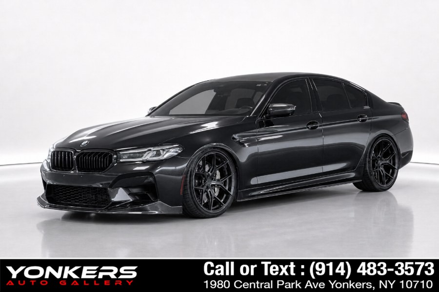Black Sapphire Metallic 2021 BMW M5 Sedan All-Wheel Drive Automatic