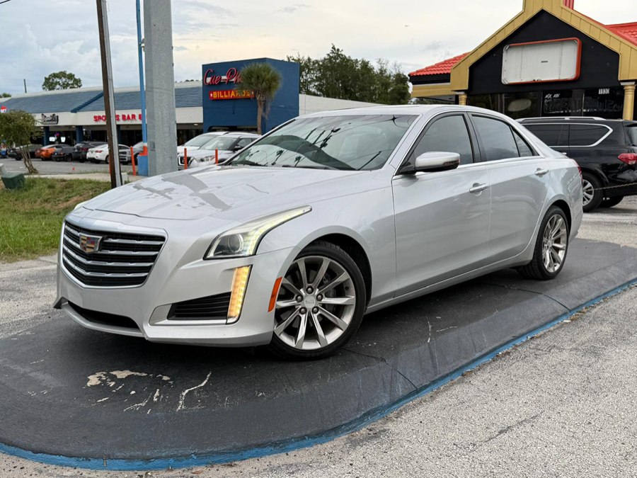 Radiant Silver Metallic 2018 Cadillac CTS Sedan Rear-Wheel Drive Automatic