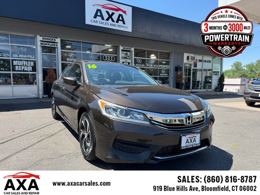 Used 2016 Honda Accord Sedan in Bloomfield, Connecticut | AXA Car Sales and Repair LLC. Bloomfield, Connecticut