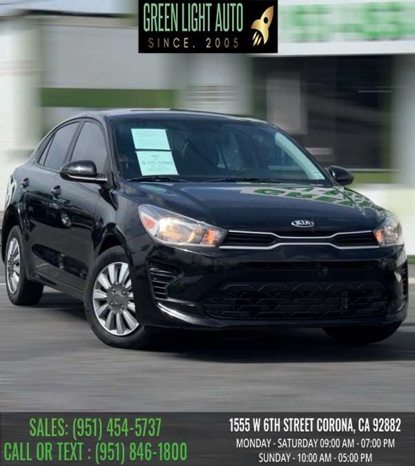 Used 2021 Kia Rio in Corona, California | Green Light Auto. Corona, California
