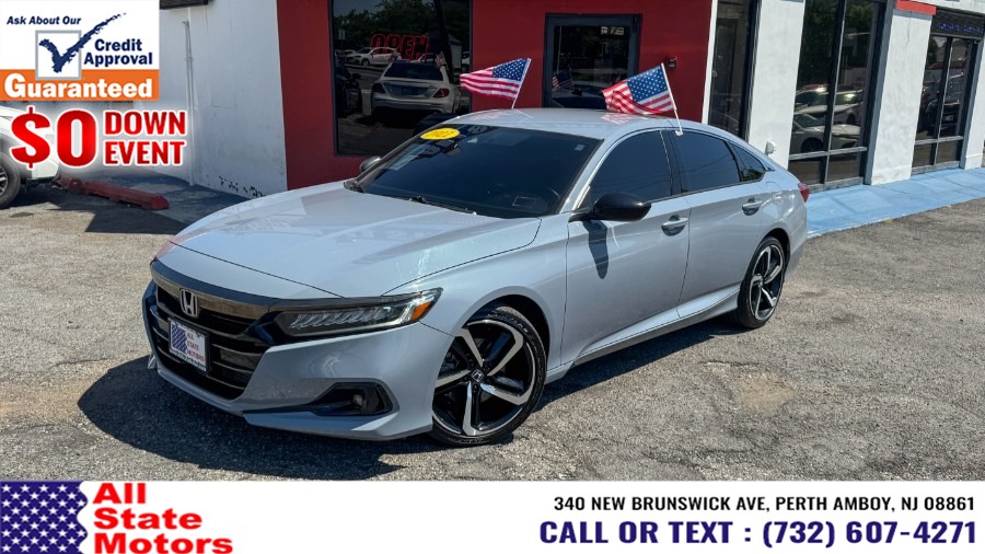 Used 2021 Honda Accord Sedan in Perth Amboy, New Jersey | All State Motor Inc. Perth Amboy, New Jersey