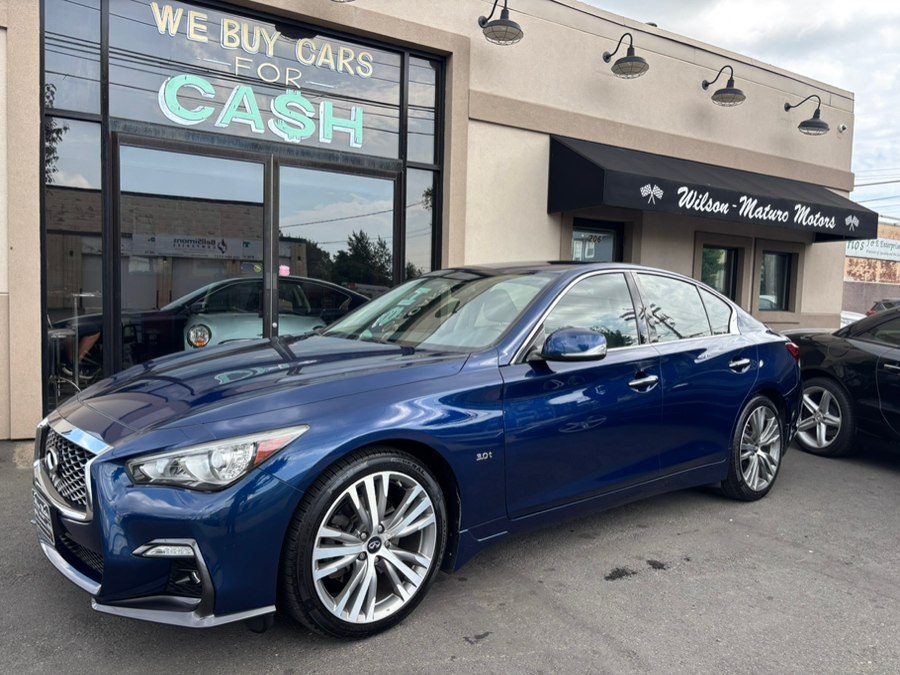 Used 2018 INFINITI Q50 in New haven, Connecticut | Wilson Maturo Motors. New haven, Connecticut