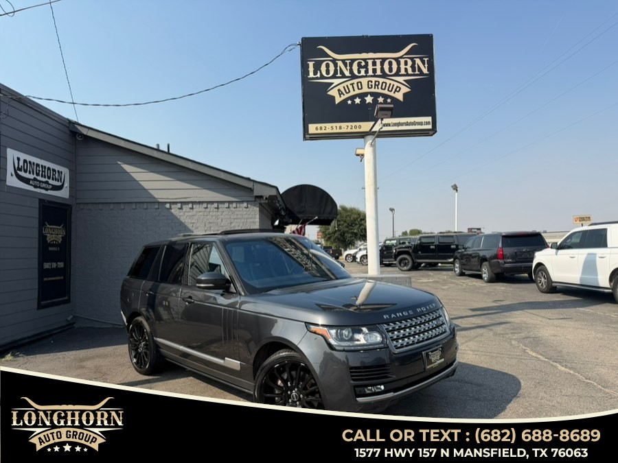Used 2016 Land Rover Range Rover in Mansfield, Texas | Longhorn Auto Group. Mansfield, Texas
