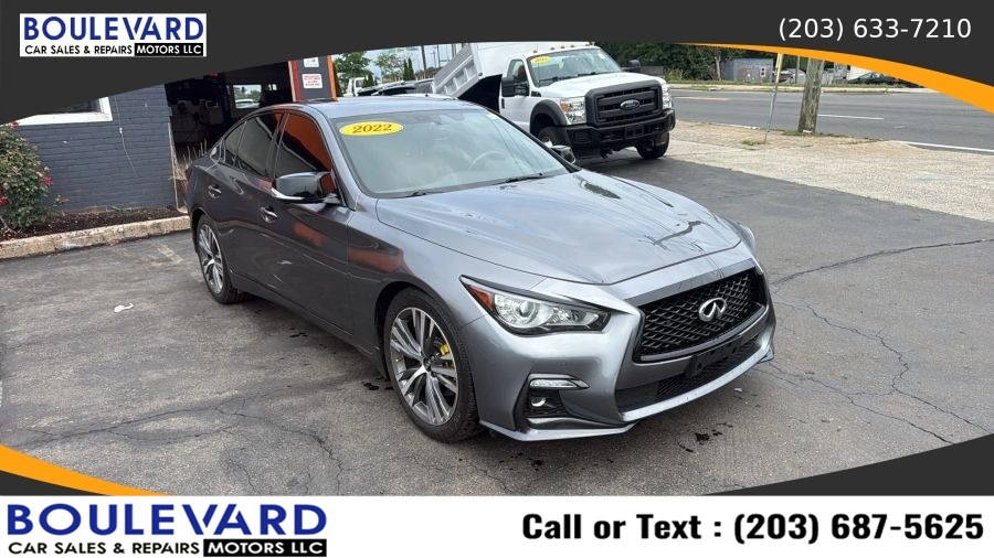 Used 2022 Infiniti Q50 in New Haven, Connecticut | Boulevard Motors LLC. New Haven, Connecticut