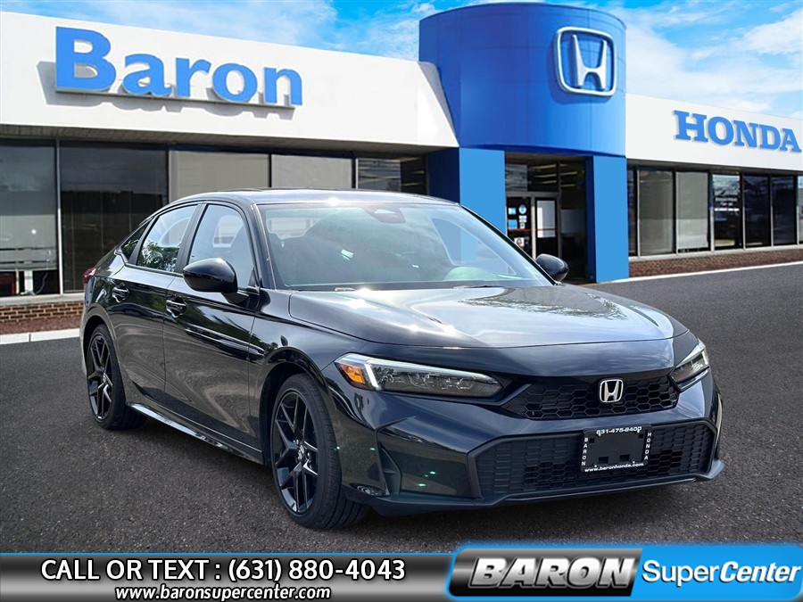 Used 2025 Honda Civic Sedan Hybrid in Patchogue, New York | Baron Supercenter. Patchogue, New York