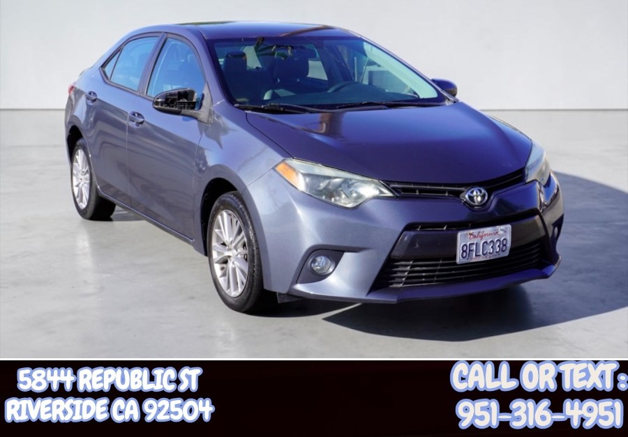 Used 2015 Toyota Corolla LE (BACK UP CAM) (BLUETOOTH) in Riverside, California | Big Timin Motors LLC. Riverside, California